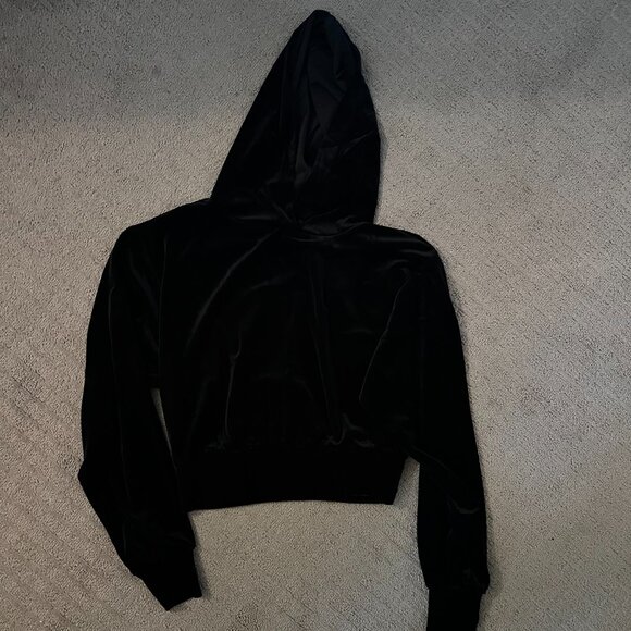 Express Velvet Banded Bottom Hoodie - NWT 🤩 - Picture 6 of 9